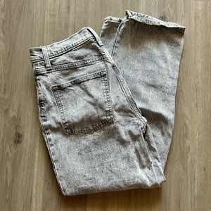 Target vintage straight grey jeans